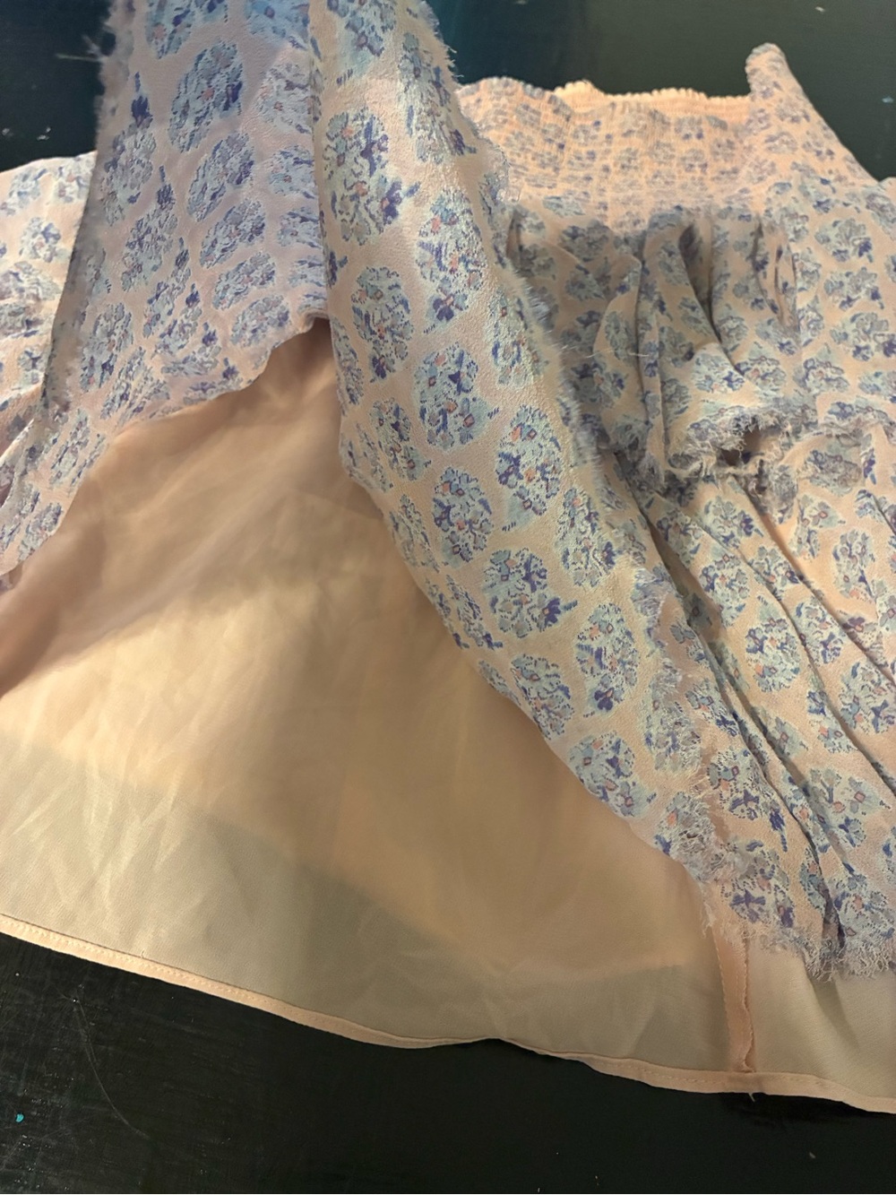 Women’s X-Small Ruffled Tiered Floral Skirt - Picture 3 of 7
